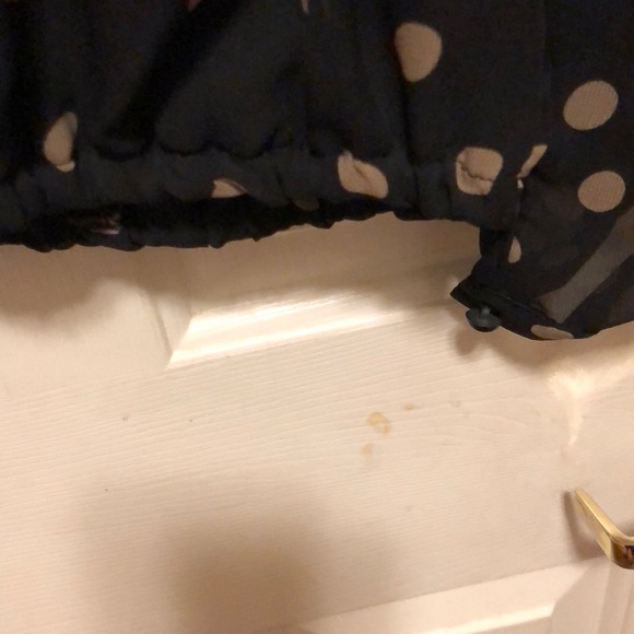 DJ T fashion elastic waist blouse sheer sleeves - Picture 4 of 5